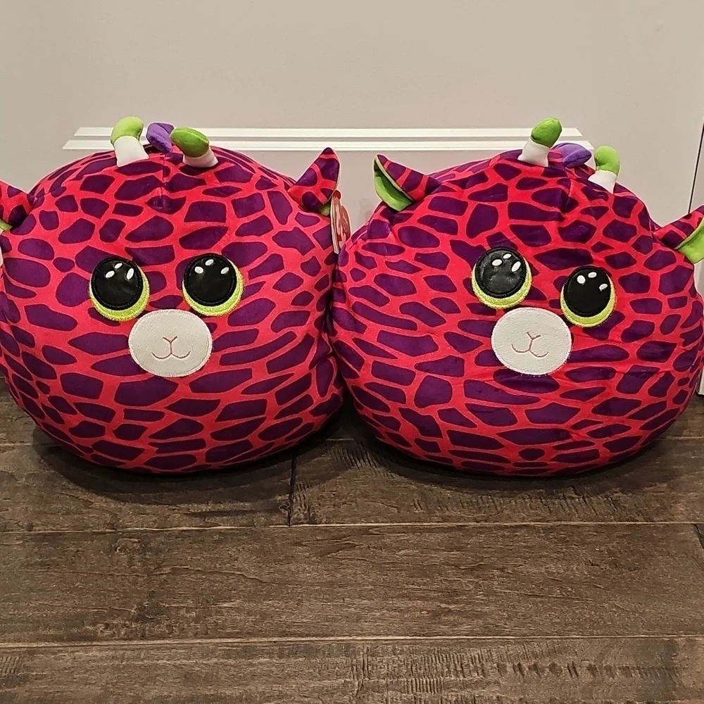 Four Ty Squish Plushies with One New Gilbert